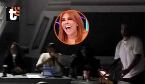Apagón interrumpe EN VIVO el podcast de Farfán cuando hablaban del servicio comunitario: “¡Magaly déjanos trabajar!“