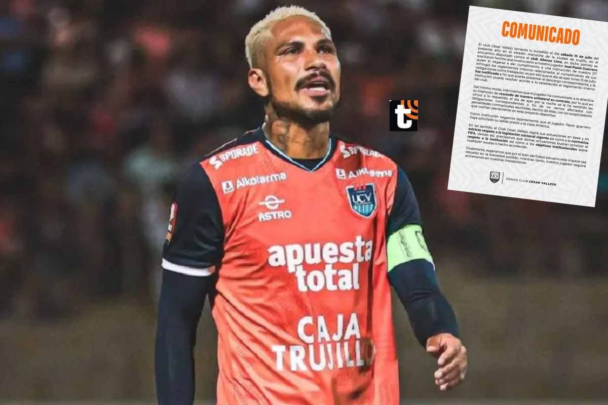 UCV le pide a Paolo Guerrero cumplir con obligaciones correspondientes si quiere dejar el equipo.