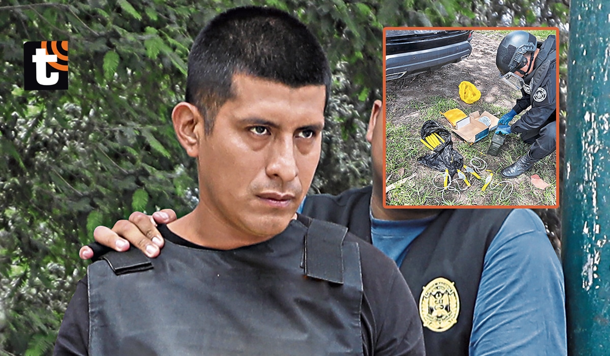 La Policía detuvo al conductor Carlos Urbano García Talla (34), ‘Sibarita’, de ‘Los Remanentes de Chincha’.