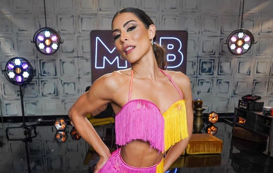 María León durante una de las emisiones del programa “Mira quién baila” (Foto: María León/ Instagram)