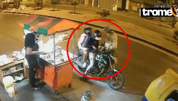 San Juan de Miraflores: Delincuente armado robó motocicleta a pareja