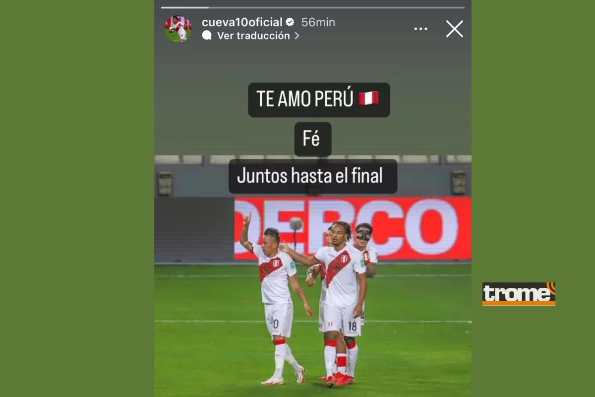 Jugador se pronunció en redes sociales (@cueva10oficial)