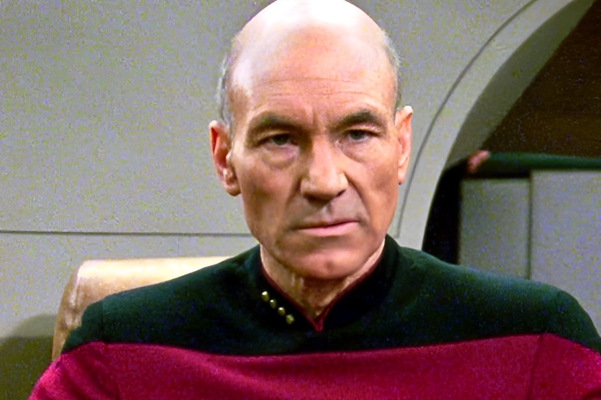 Patrick Stewart como Jean-Luc Picard en “Star Trek” (Foto: Paramount)