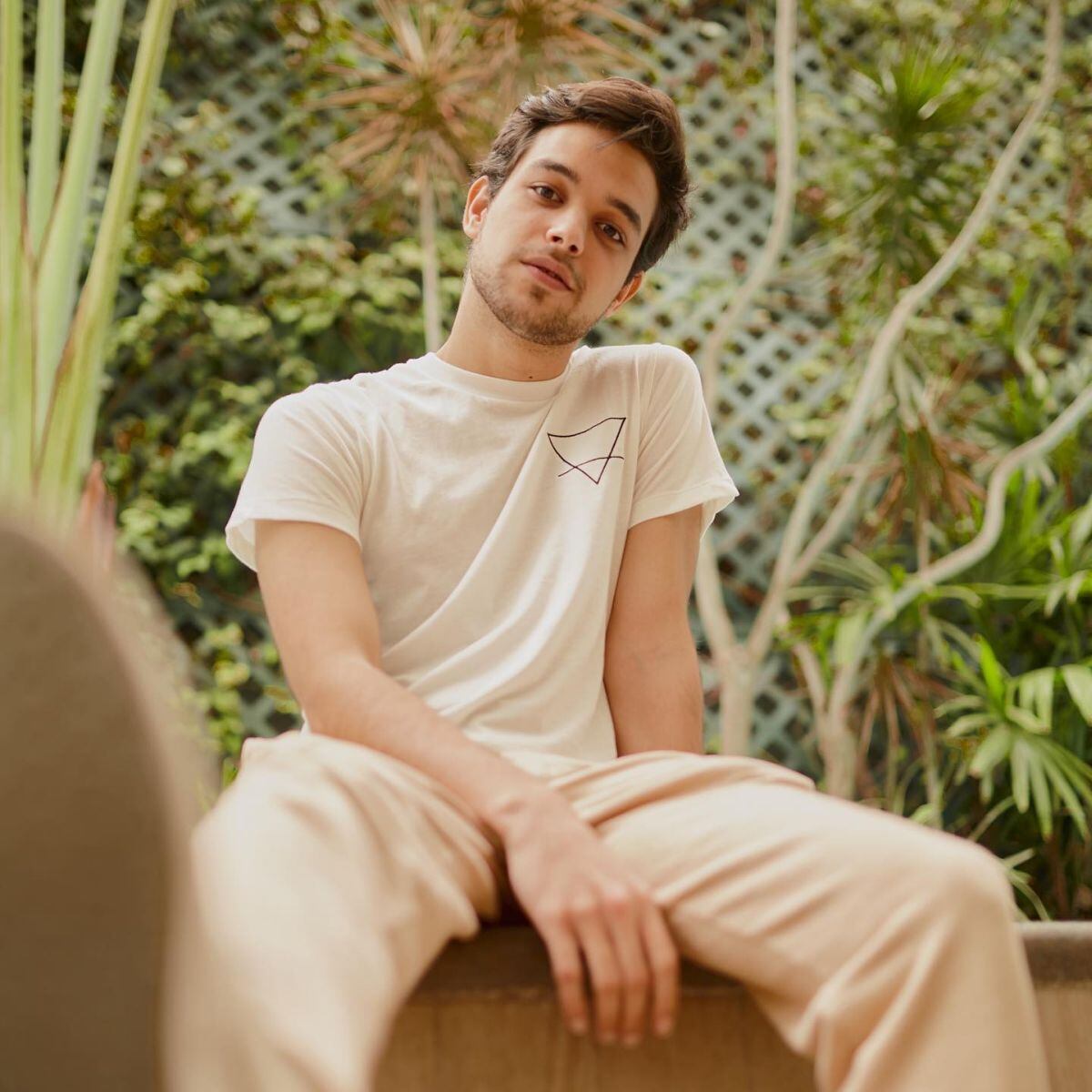 Franco Pennano en una campaña publicitaria de una marca de ropa (Foto: Franco Pennano/Instagram)