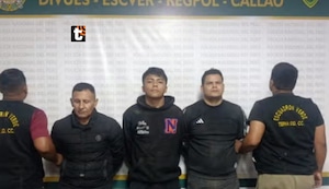 Capturan a tres presuntos integrantes de banda dedicada al robo de cisternas en el Callao