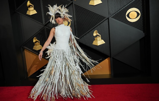 Celebridades se lucieron con sus looks en los Premios Grammy 2026./ Créditos: AP.