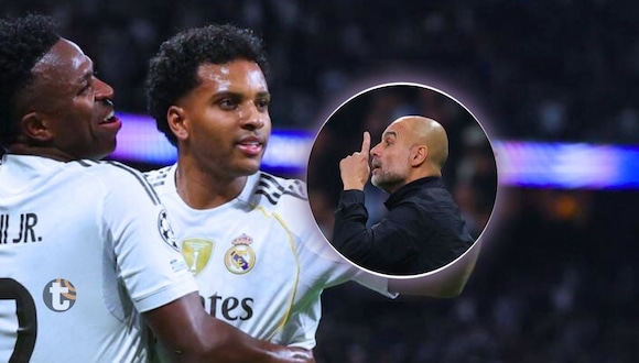 Guardiola dejó este halago para Rodrygo tras partido en el Santiago Bernabéu (Video: Movistar fútbol)