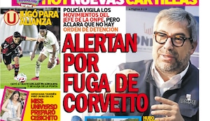 ALERTAN POR FUGA DE CORVETTO