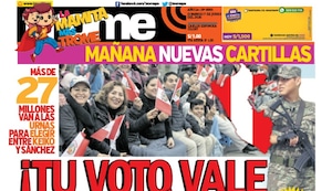 ¡TU VOTO VALE UN PERÚ!
