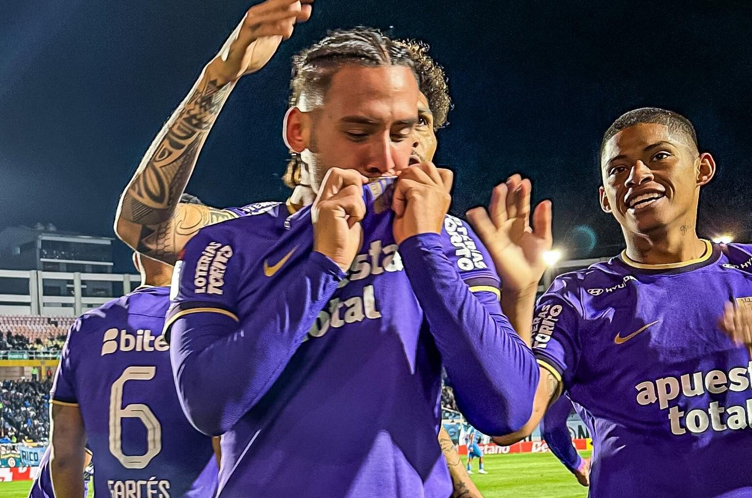 Erick Noriega y Pablo Sabbag marcaron los goles de Alianza Lima. (Foto: Liga 1 Te Apuesto)