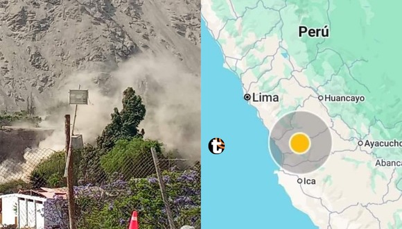 Se registra deslizamiento de tierra tras sismo de 6 grados en Lunahuaná. Video: ATV