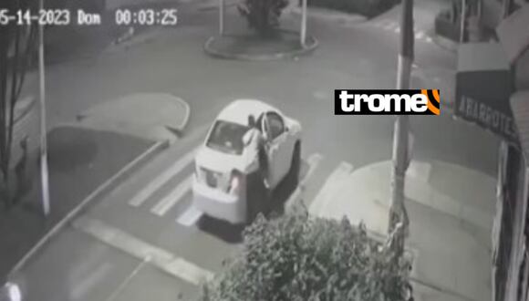 SJL: Joven se colgó de auto de ladrones que lo asaltaron