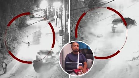 Chosica: jóvenes sobreviven de milagro a violento choque