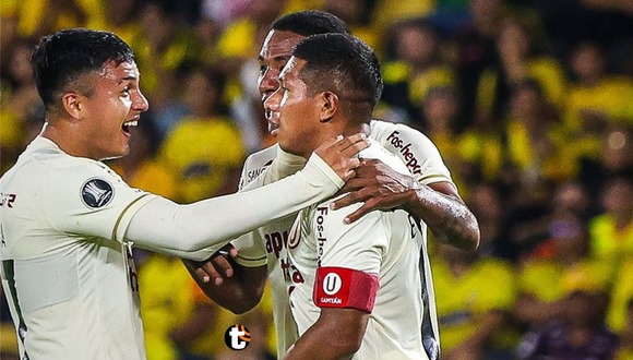 Edison Flores pone el 1-0 de Universitario vs Barcelona SC. (Video: ESPN)