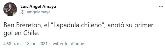 Hinchas llaman 'Lapadula chileno' a Ben Brereton en redes sociales