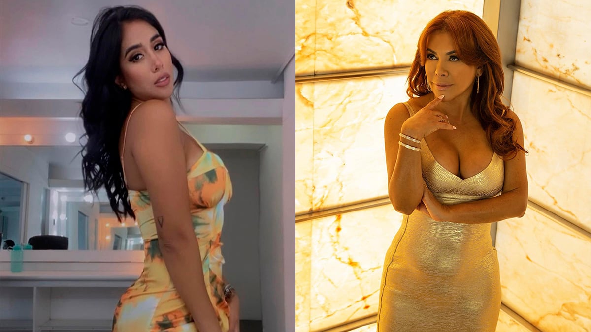 Melissa Paredes arremete contra Magaly Medina y critica su vestido de boda: “Y así se atreve a rajar” | Composición: @melissapareds / @magalymedinav