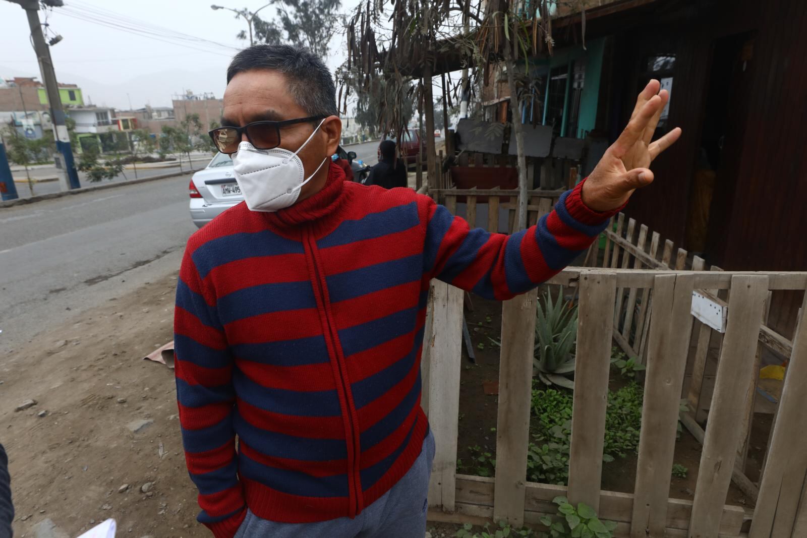 Accidente ocurrió en horas de la mañana. Esposos se salvaron de morir. | Foto: Gonzalo Córdova