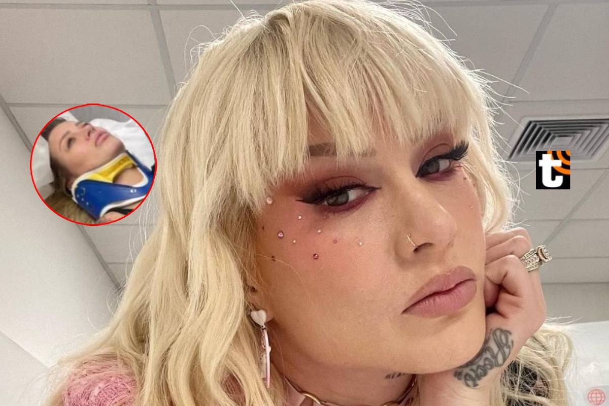 Leslie Shaw sufrió dura caída en tubo de pole dance y tuvo que ser trasladada a una clínica.