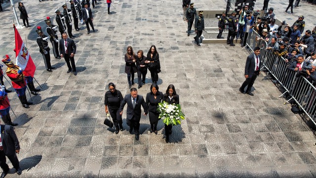 Alberto Fujimori: galería con la llegada de su féretro al Ministerio de Cultura. Foto: @photo.gec