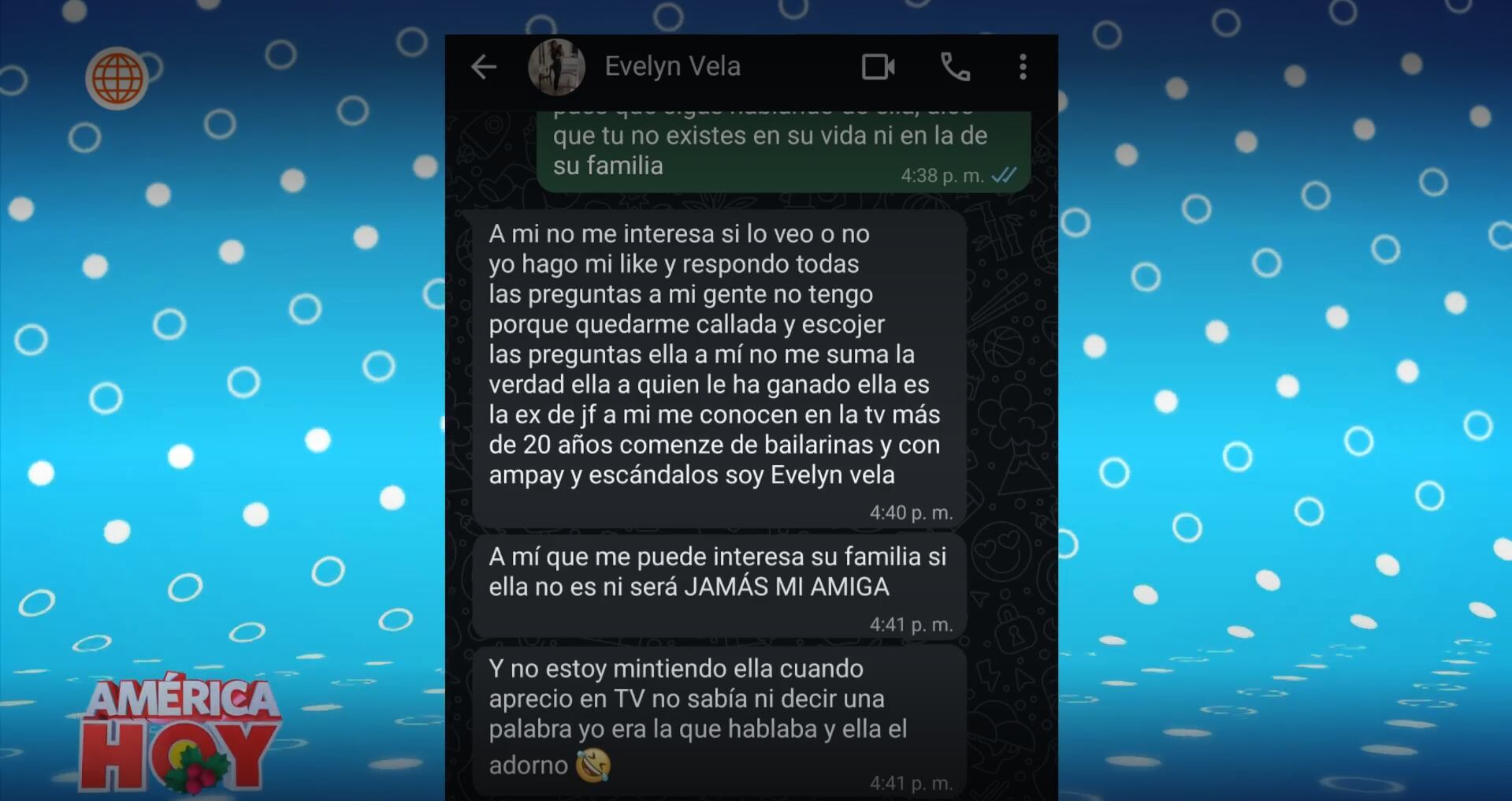 Empresaria la responde con todo a Melissa Klug. (Foto: América Hoy)