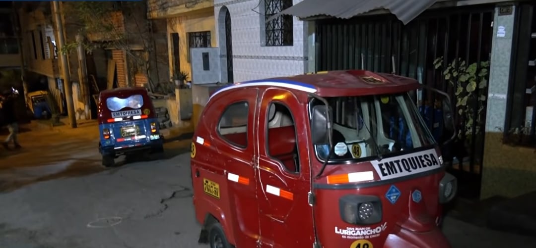 Mototaxistas son baleados en paradero de SJL y dejan nota extorsiva pese a presencia de niños