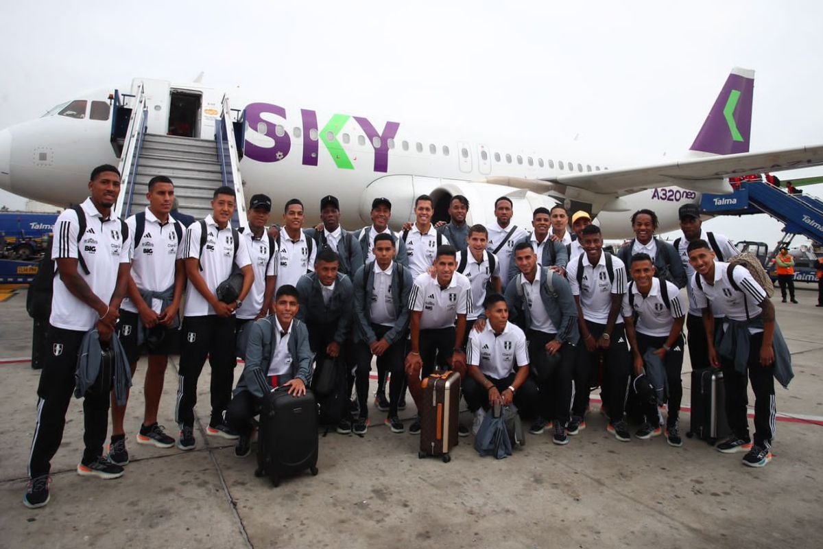 Selección peruana viaja rumbo a Paraguay (Foto: Sky)
