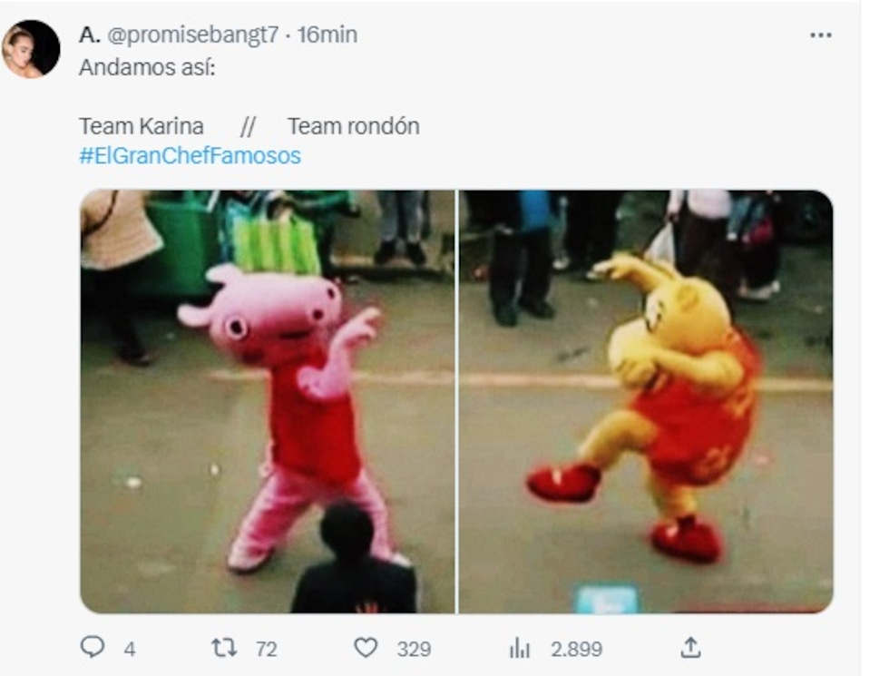 En Twitter, usarios de redes sociales mostraron toda su emoción por la gran final de 'El Gran Chef Famosos' con divertidos memes