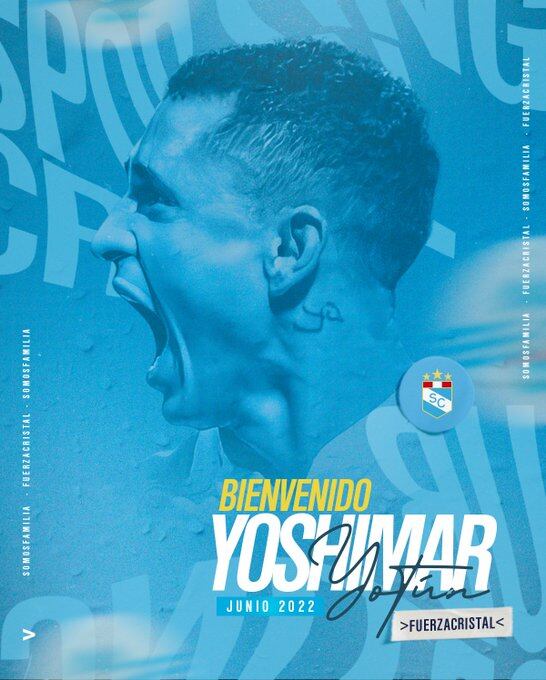 Cristal anunció la llegada de Yoshimar Yotún (Imagen: @ClubSCristal)