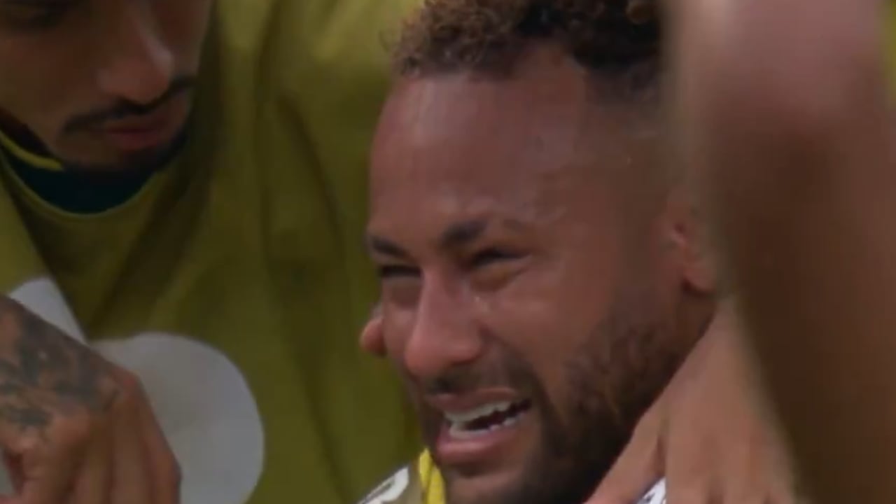 Neymar llora desconsoladamente tras derrota de Brasil ante Noruega. (Foto: DSPORTS)