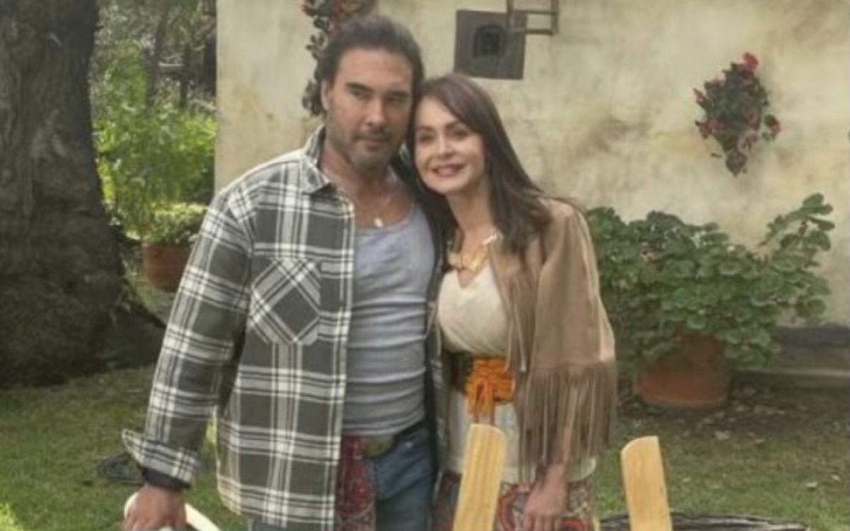 La venezolana y Eduardo Yañez serán una pareja de esposos en "Corazón guerrero" (Foto: Gaby Spanic / Instagram)