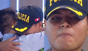 ¡Conmovedor! Policía hijo de transportista rompió en llanto al ver a chofer asesinado: “Vi a la víctima y pensé en mi padre”