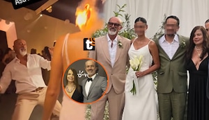 ‘Cachín’ y su esposa juntos en boda de su hijo tras separación: Él sacó los “pasos prohibidos”