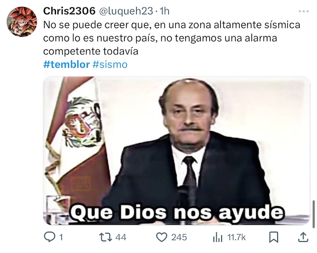 Trome| Memes del temblor en Lima del martes 23 de julio 2024 (Fotos: Twitter)