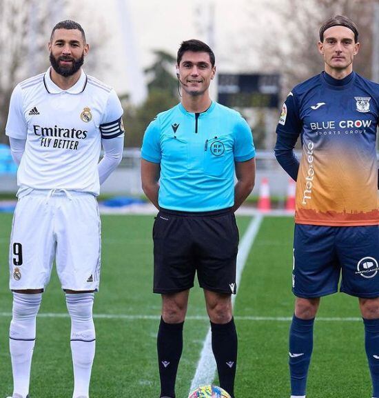 Benzema en el partido de práctica de Real Madrid. (Foto: Leganés)