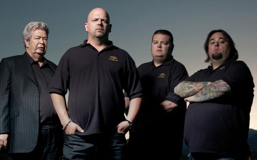 'El Viejo', Rick Harrison, Corey y 'Chumlee' son los cuatro protagonistas de 'Pawn Stars' (Foto: History Channel)