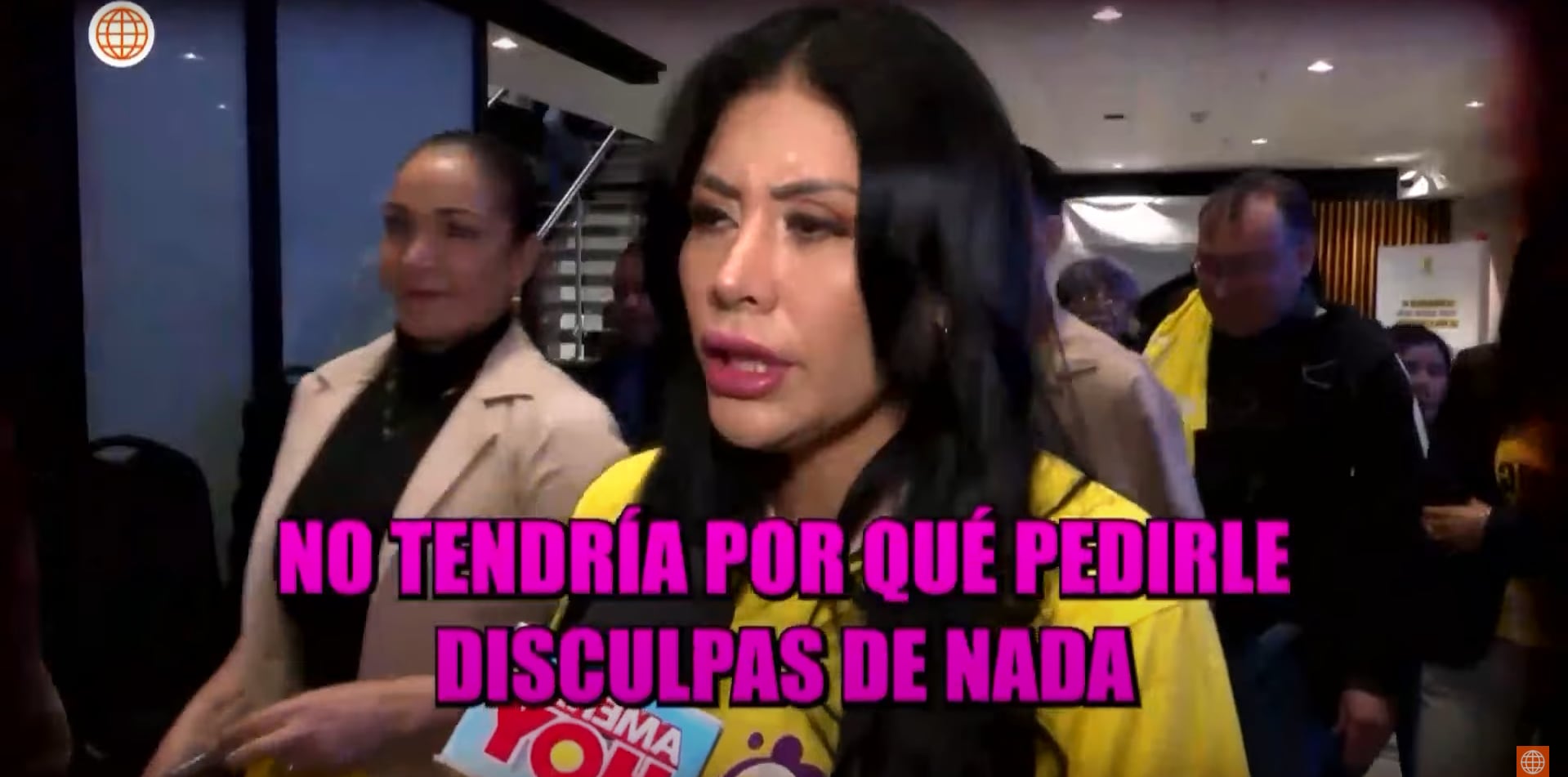 La examiga íntima de Franco respondió con todo. (Fuente: América TV)