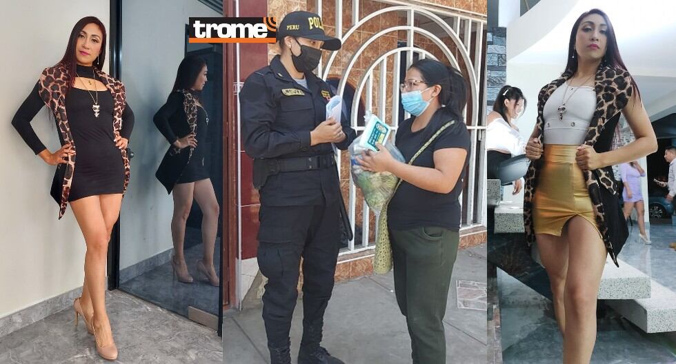 Mamita policía gana la corona del Señora Provincia del Santa. Sharon es suboficial PNP, tiene dos hijos, le gusta el mundo fitness y la danza morenada. (Trome)
