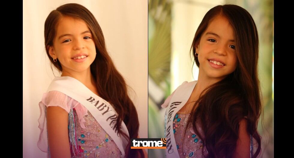 Loraine, niña peruana, ganó la corona del 'Baby World' realizado en República Dominicana. Es la 'Miss Chiquita'. (Trome)