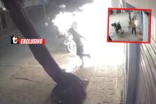 Terror en Cusco: Delincuente se prende fuego mientras incendiaba local comercial