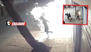 Terror en Cusco: Delincuente se prende fuego mientras incendiaba local comercial