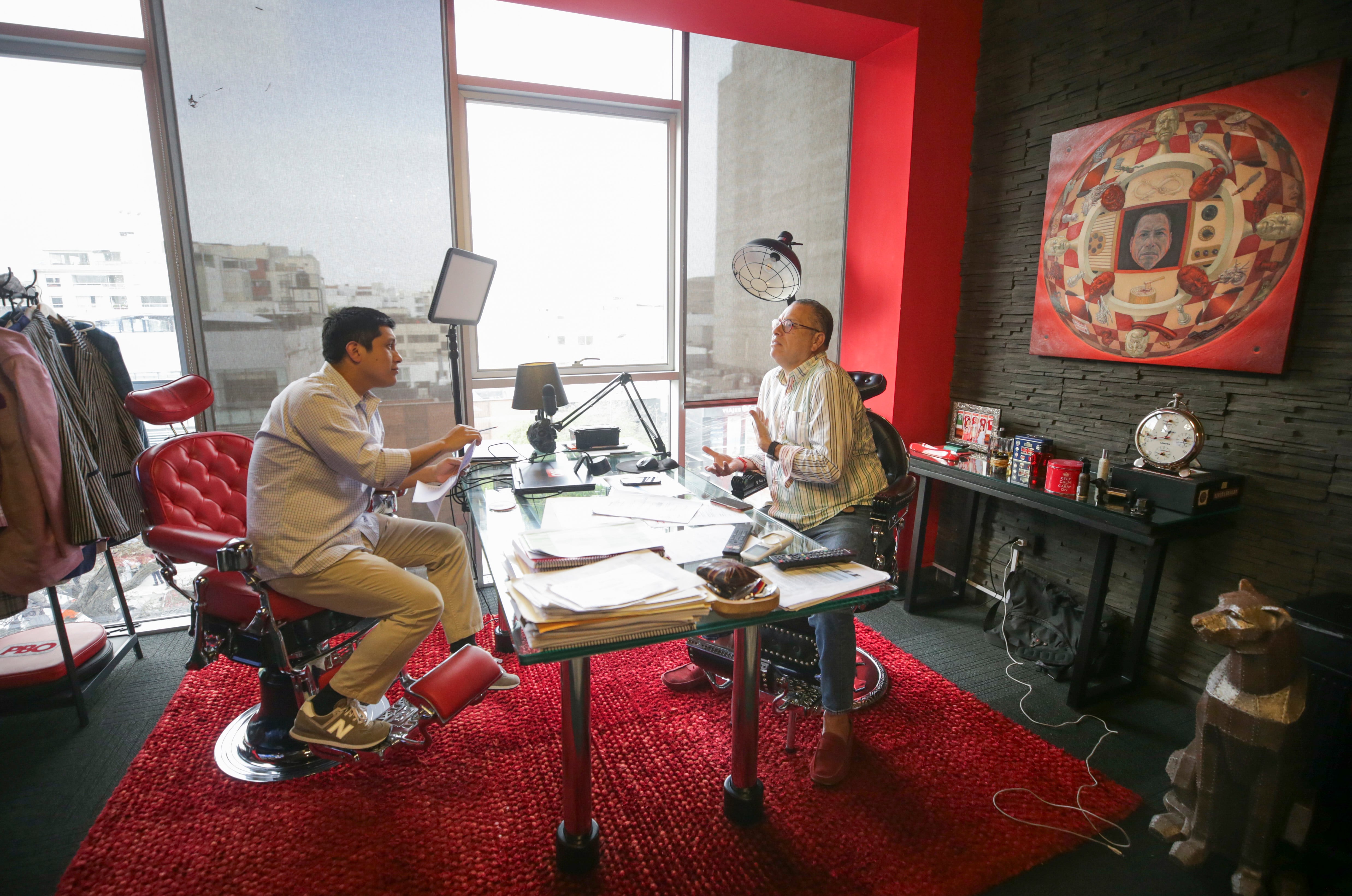 Candidato presidencial por Avanza País dice que Beto Ortiz le tiene envidia y es malagradecido. (Foto: César Bueno)