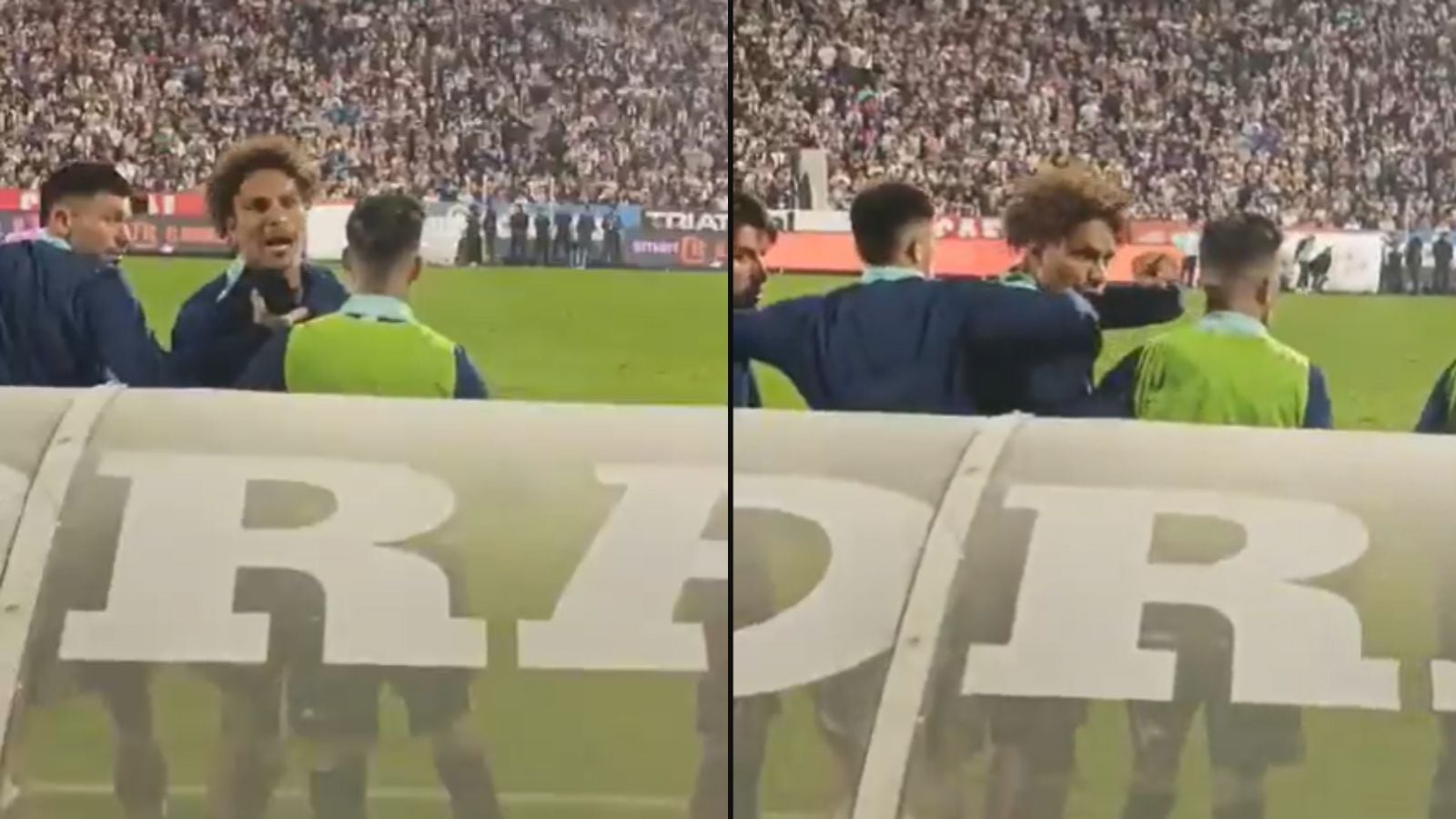 Paolo Guerrero y su pelea con hincha que estaba en la tribuna durante los penales entre Alianza Lima y Sporting Cristal.