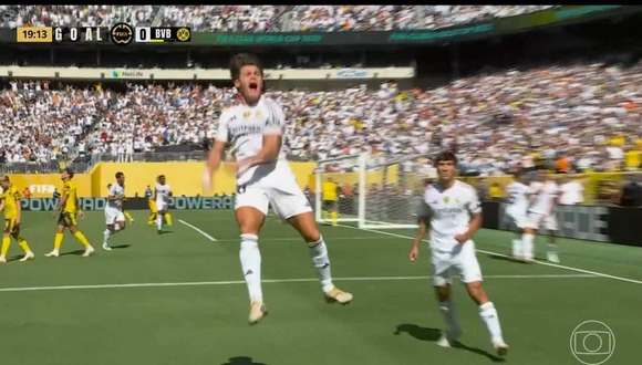 Gol de Fran García para el 2-0 del Real Madrid vs. Dortmund | Video: DSports