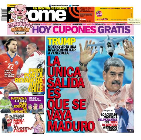 LA ÚNICA SALIDA ES QUE SE VAYA MADURO