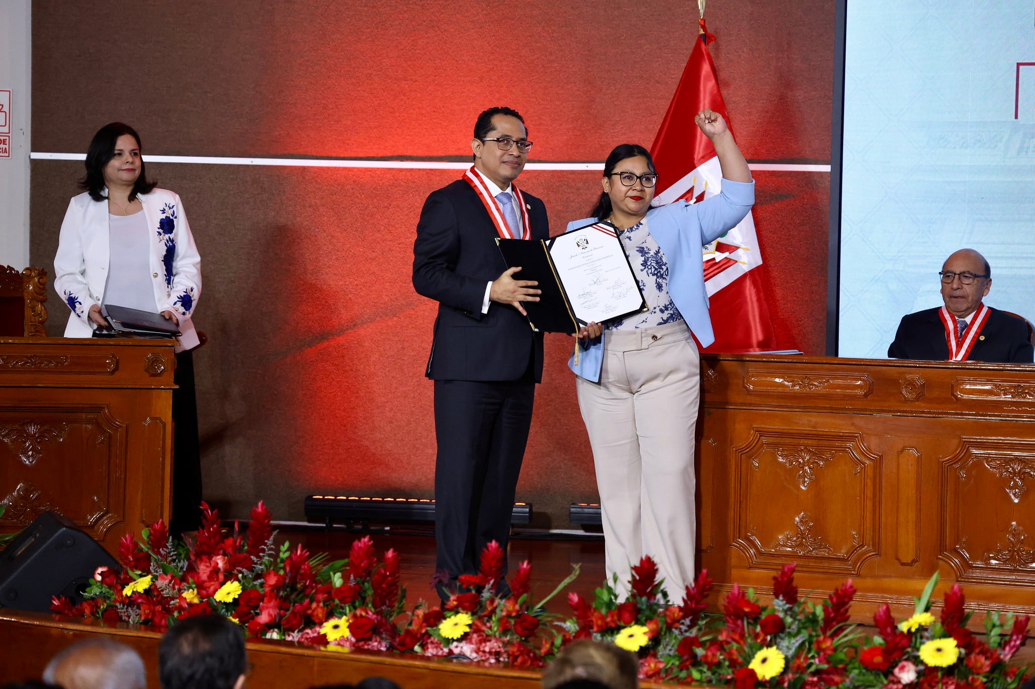 Jacqueline Tapullima es diputada electa de Juntos por el Perú (JP). (Foto: JNE)