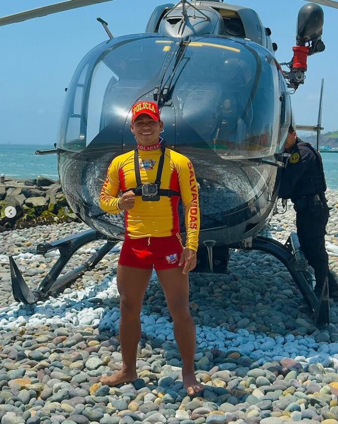 Conoce la historia del salvavidas Douglas Tananta. Foto: Facebook.