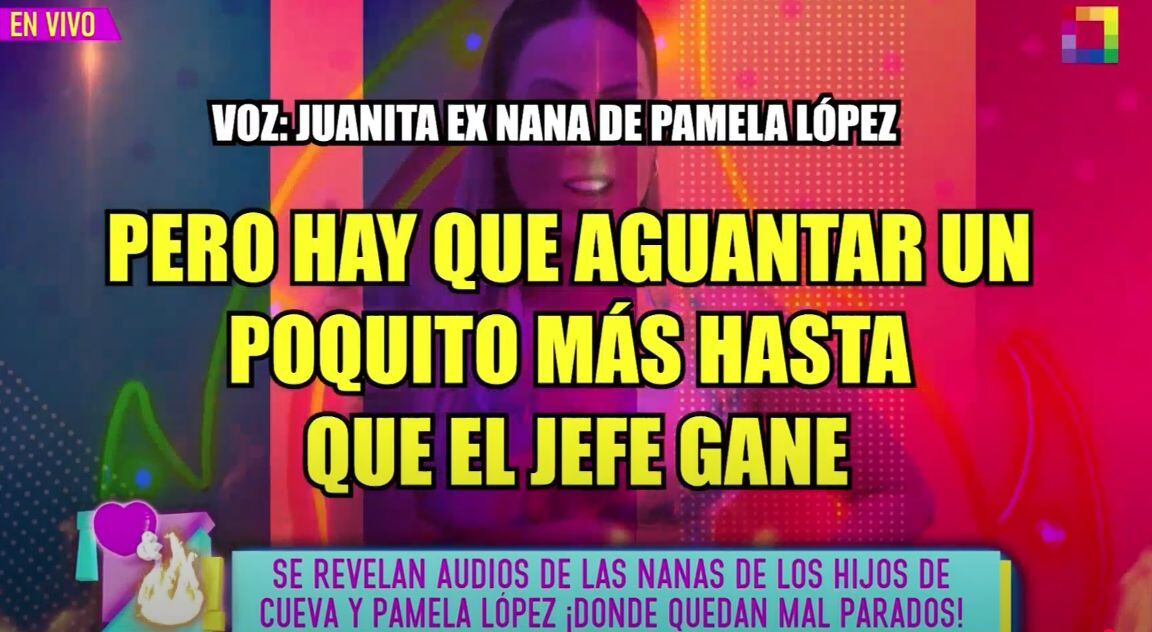 Audio de la nana de los hijos de Pamela López y Christian Cueva