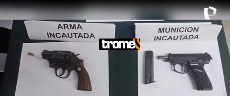 Pistolas que llevaron escolares.