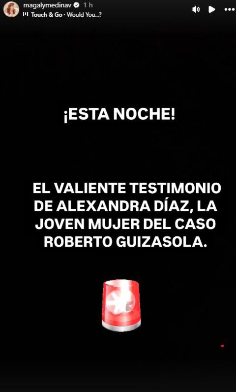 Magaly Medina anuncia entrevista con Alexandra Díaz