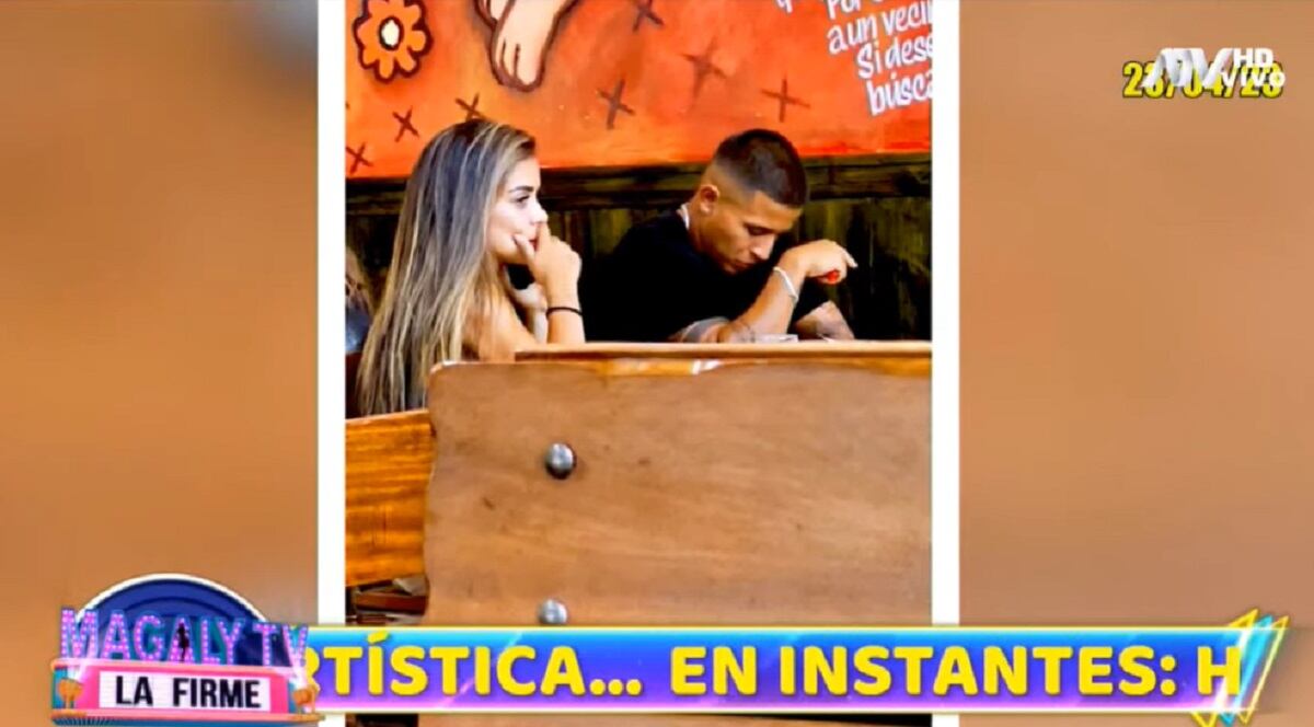 Vanessa López y Jean Deza retomaron "amistad". (Foto: Captura ATV).